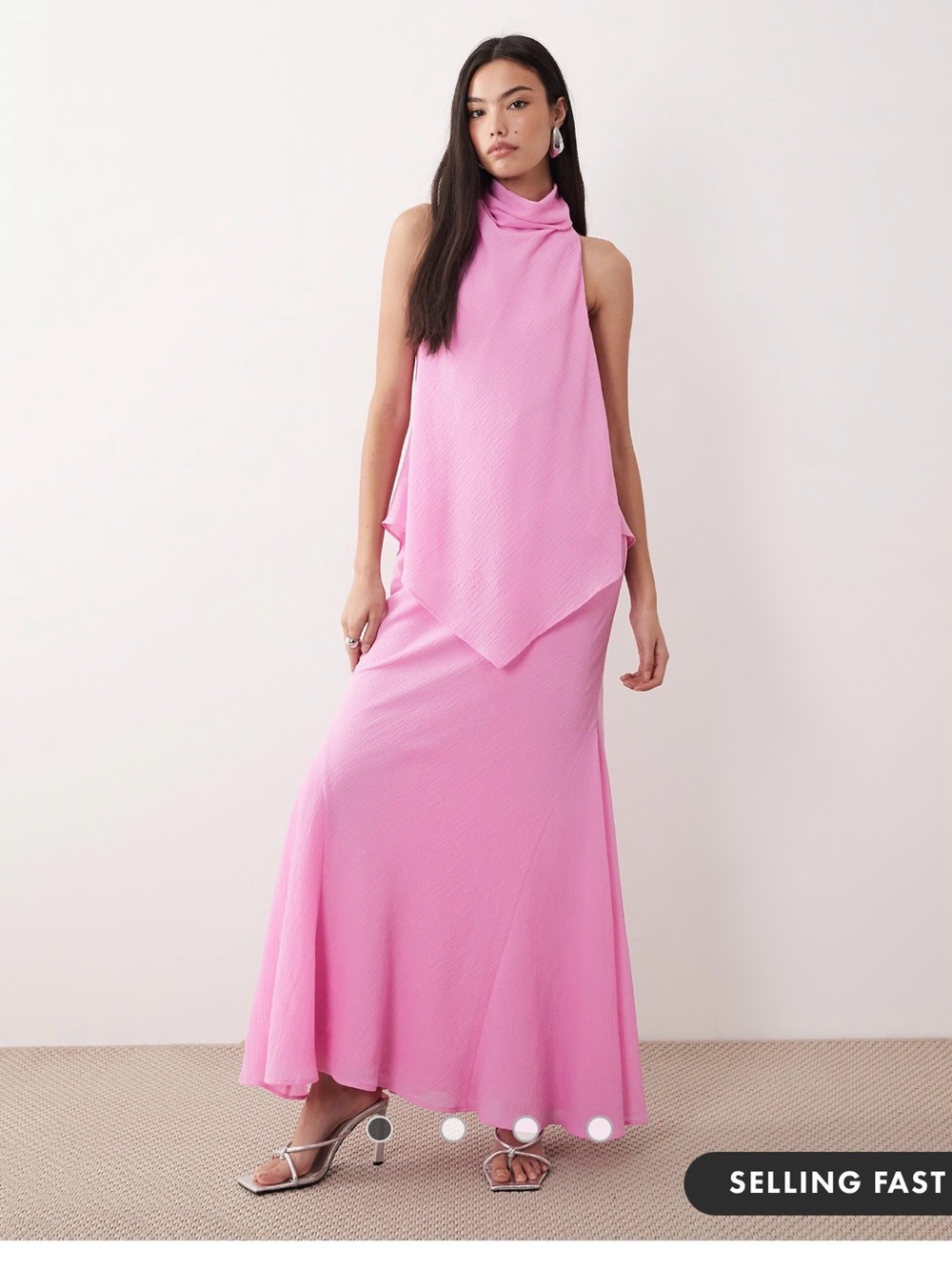 ISO!!!! ASOS Chiffon High Neck Double Layer Maxi in 2 or 4 or maybe a 6